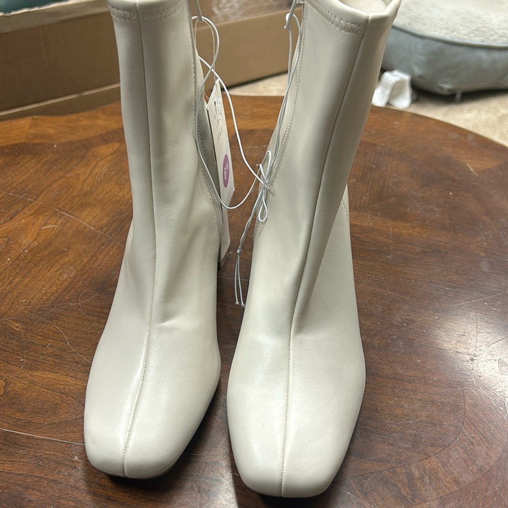 White booties